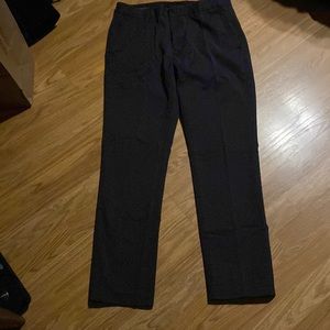 Bonobos Weekday Warrior stretch 31x30 Tailored charcoal black gray dress pants